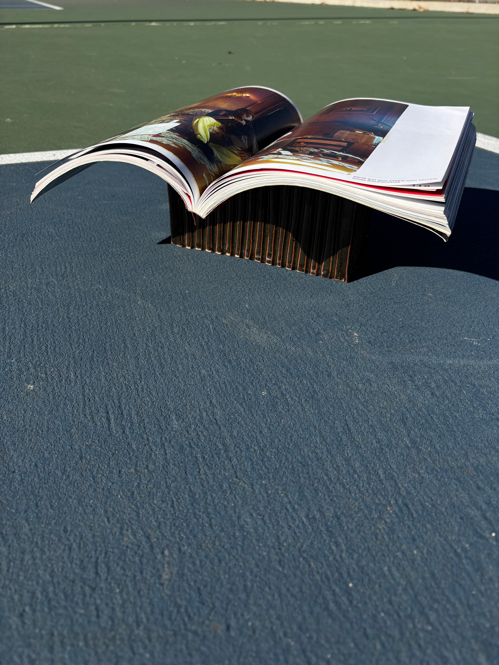Book Rest Sculpture in Oil