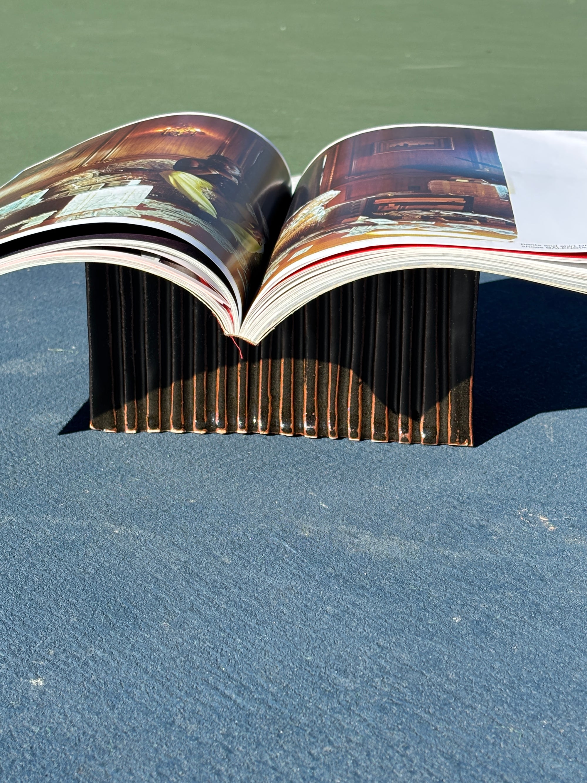 Book Rest Sculpture in Oil